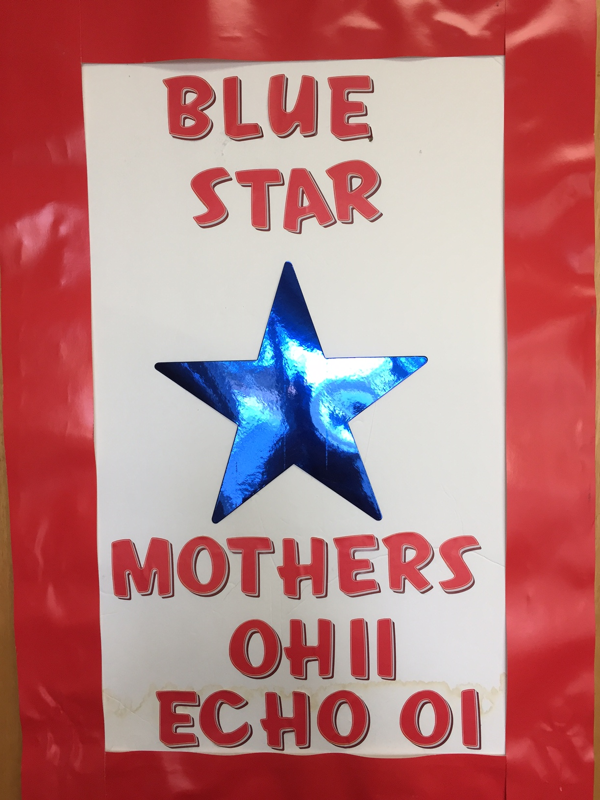 TVS CBI Students help Blue Star Moms pack food.